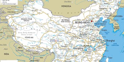 Китай дорогах карте