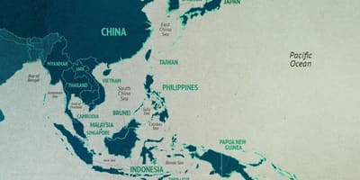 Карта Южно-китайского моря