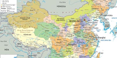 Политической карте Китая