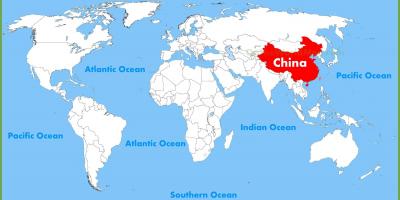Карта мира из Китая